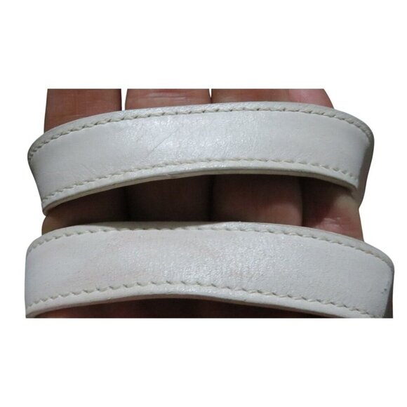 COACH Vintage Red & White Paisley Print Canvas & Leather Tote & white wristlet - Picture 5 of 16